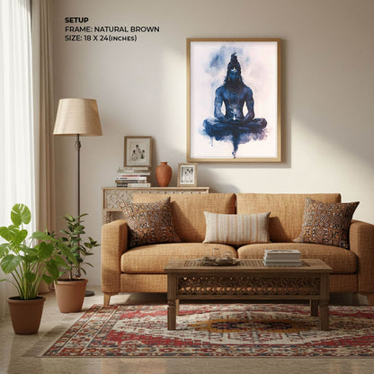 Lord Shiva Meditating - Vastu Painting