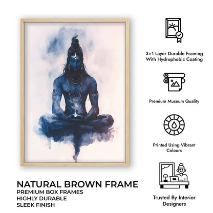 Lord Shiva Meditating - Vastu Painting