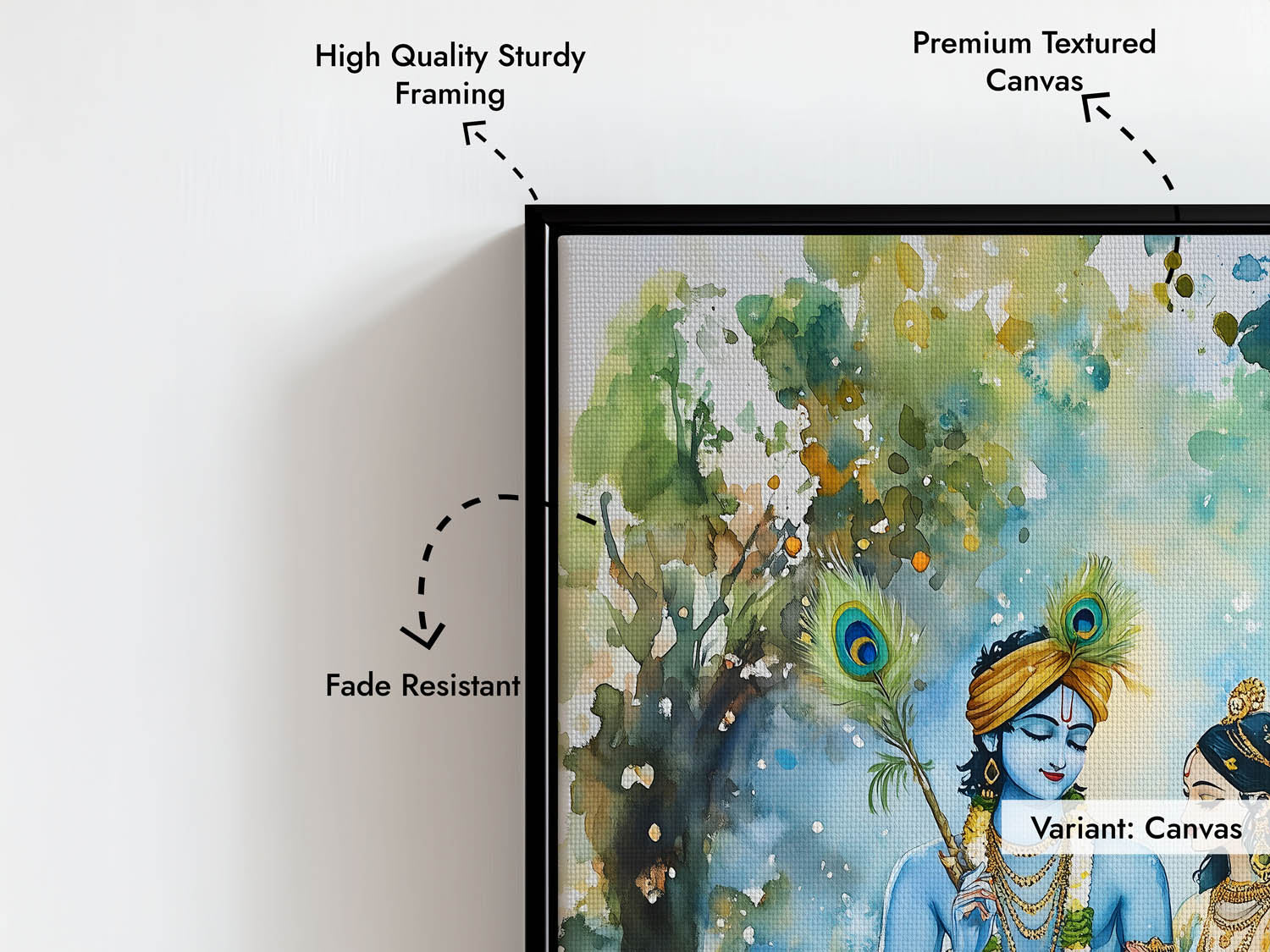 Radha & Krishna with Cows - Vastu Painting