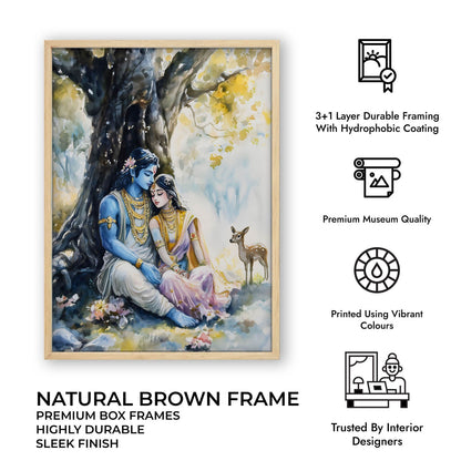Ram Sita in Forest - Vastu Painting