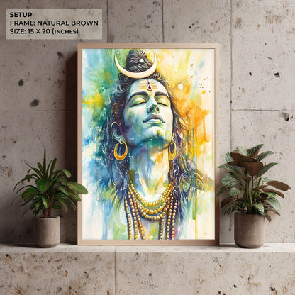 Shiv Meditating - Vastu Painting