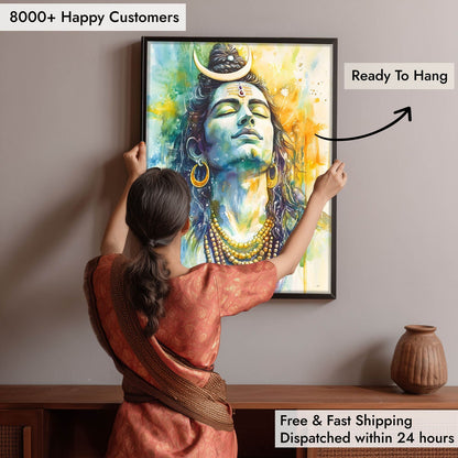 Shiv Meditating - Vastu Painting