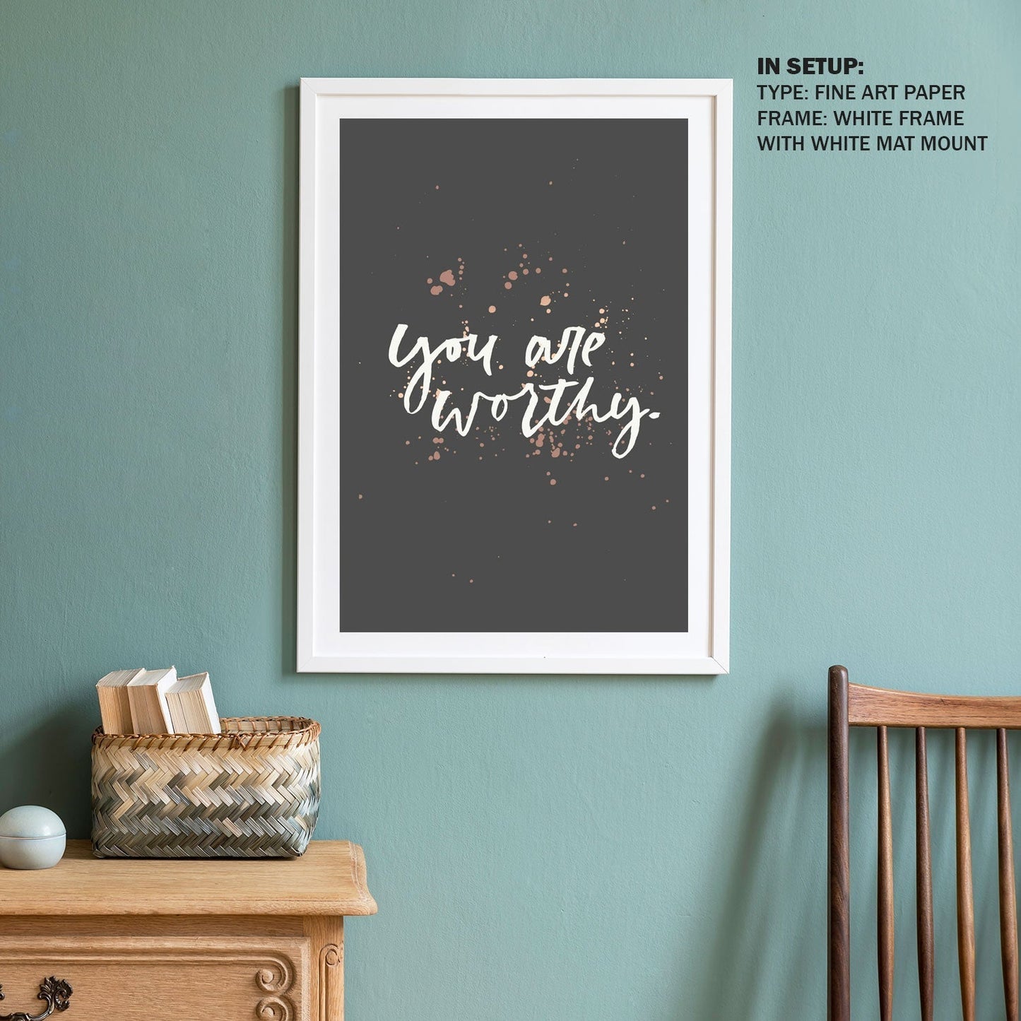 You are worthy, Motivational Posters