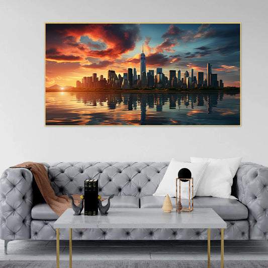 New York city Canvas Wall Painting for Living Room, Bedroom, Office.