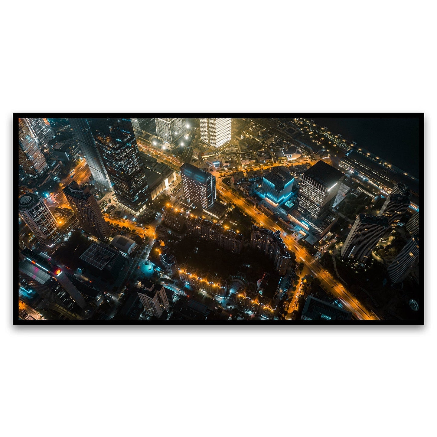 Shanghai city Wall Painting for Living Room, Bedroom, Office.