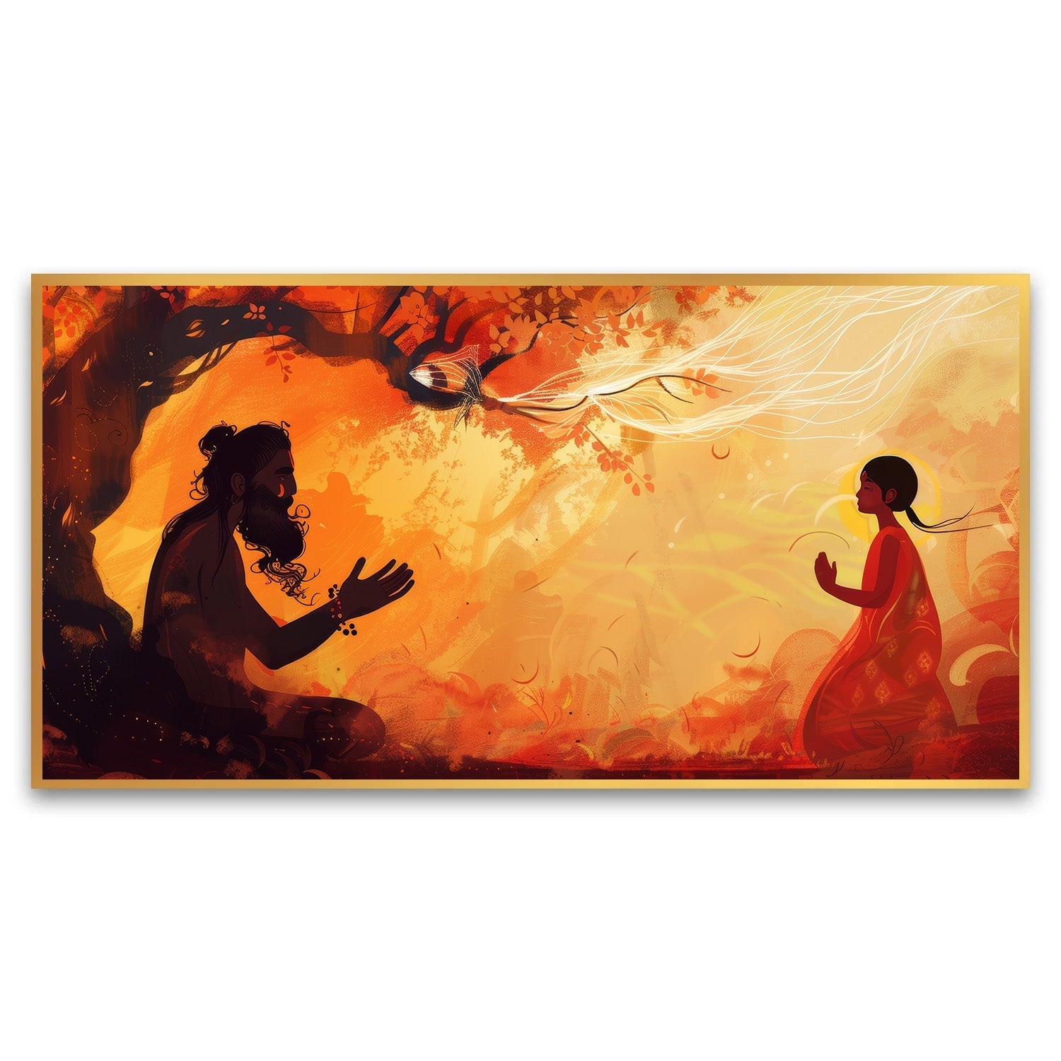 Guru Purnima design for Living Room, Bedroom, Office