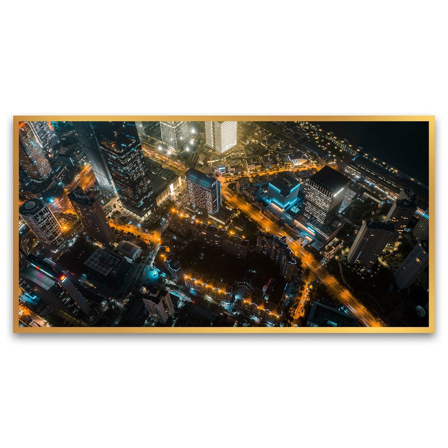 Shanghai city Wall Painting for Living Room, Bedroom, Office.