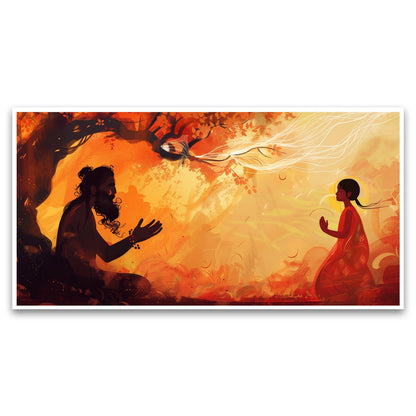 Guru Purnima design for Living Room, Bedroom, Office