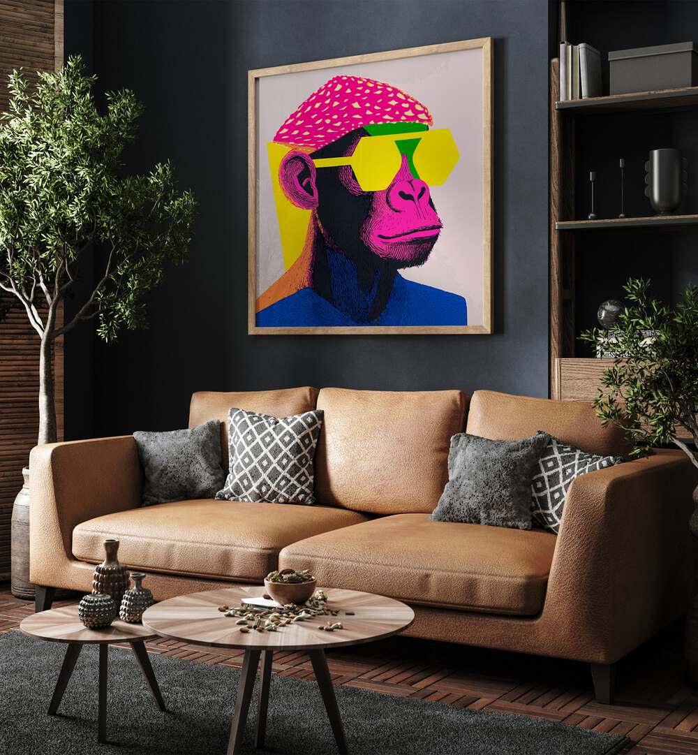 COOL MONKEY , POP ART PAINTINGS