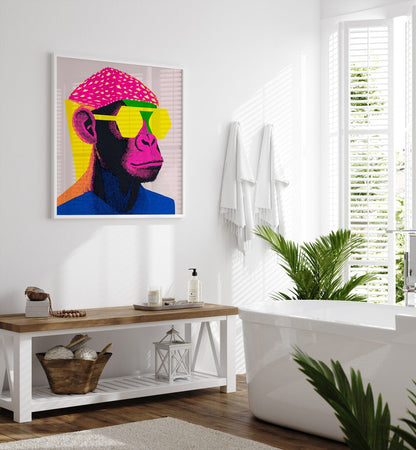 COOL MONKEY , POP ART PAINTINGS