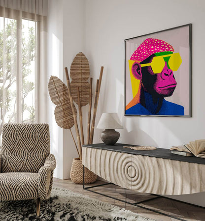 COOL MONKEY , POP ART PAINTINGS