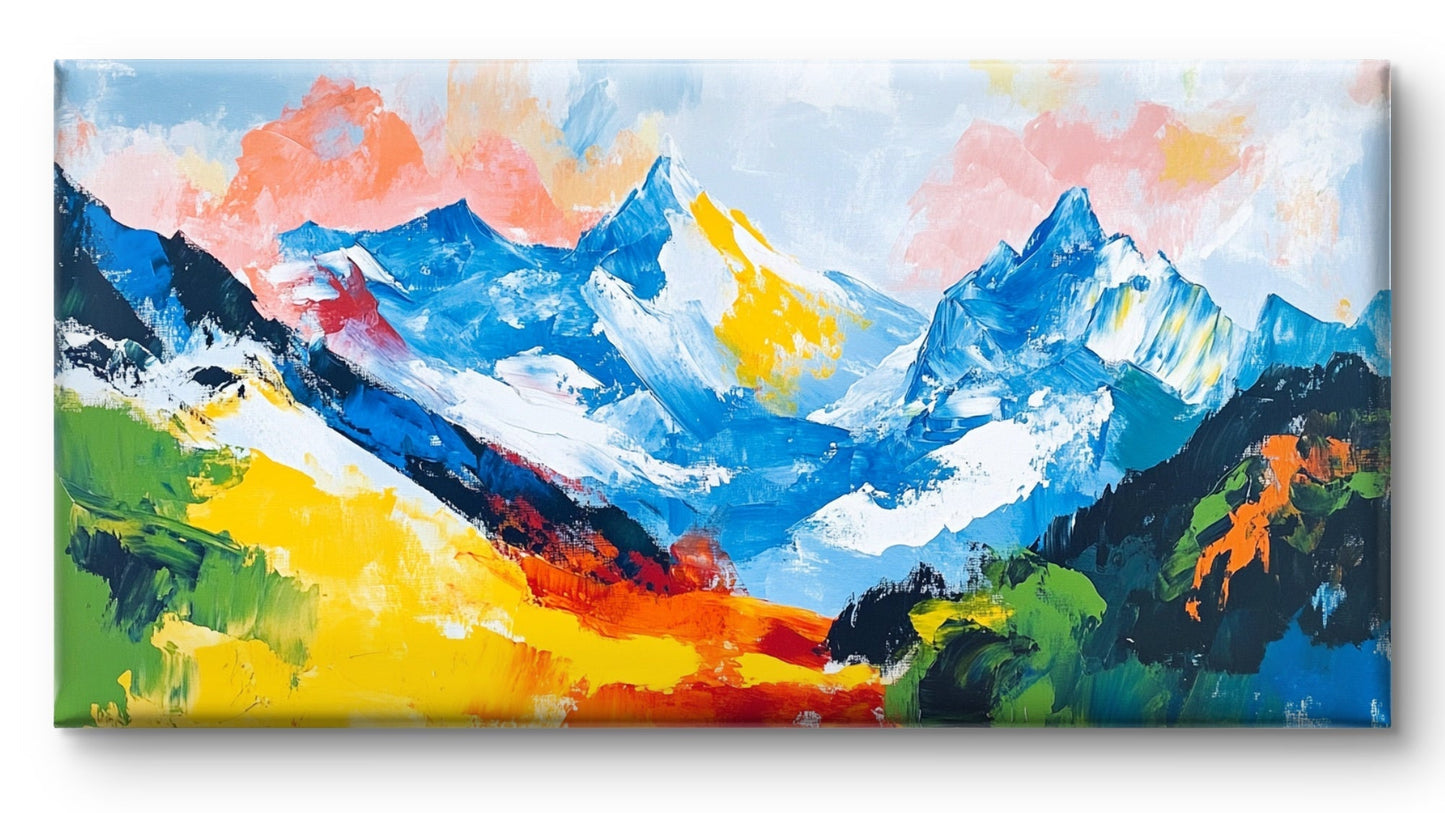 Colorful Alps by Pompidou Moderne