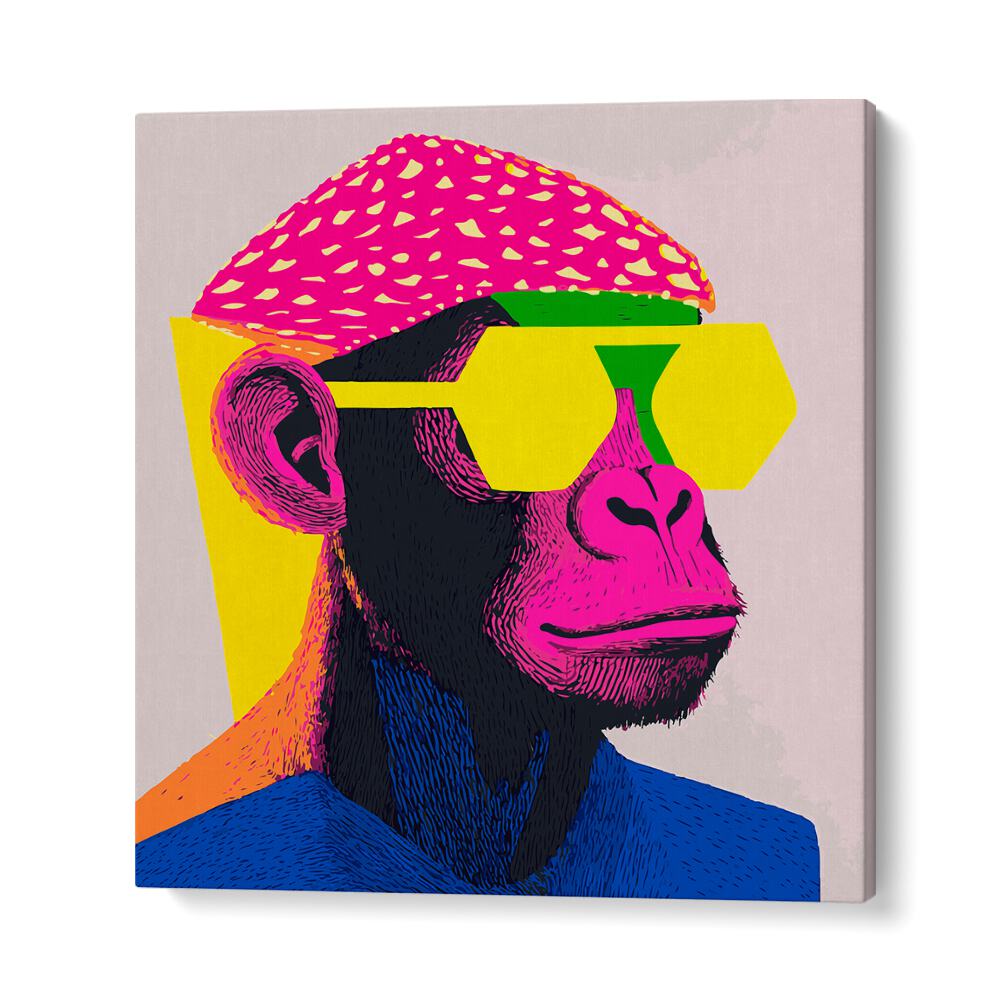 Vibrant COOL MONKEY, POP ART PAINTINGS showcase bold designs that add color and personality to any space.