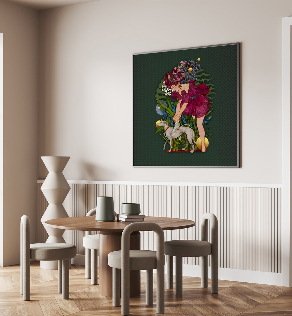 ENCHANTED FOREST IX , PORTRAITS & FIGURATIVE ILLUSTRATIONS