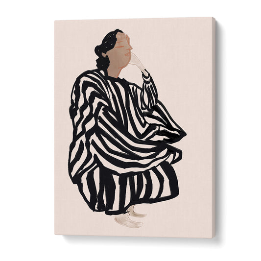 Elegant artwork showcasing FEMALE FIGURE I, PORTRAITS, featuring striking patterns and detailed craftsmanship.