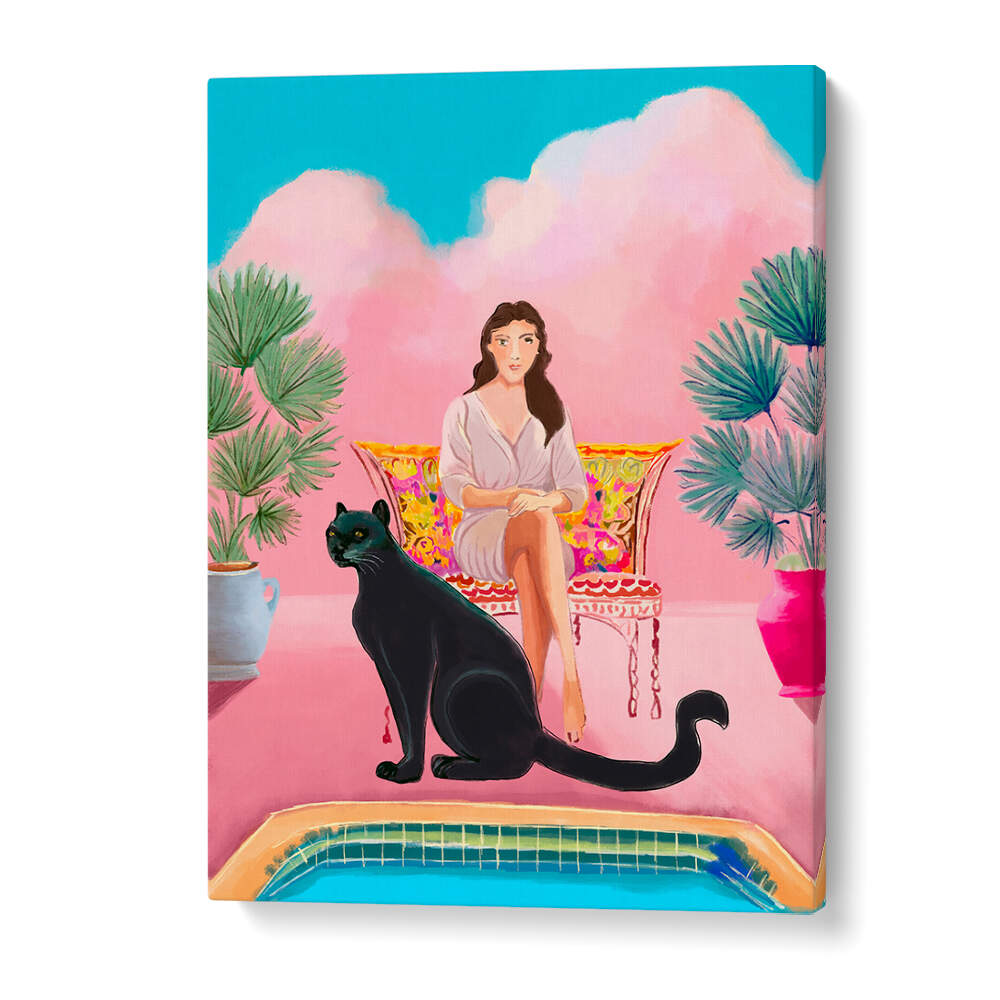 POOLSIDE BLISS , PORTRAITS & FIGURATIVE ILLUSTRATIONS