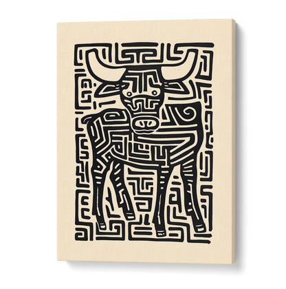Stylish TAURUS NO II, ZODIAC poster showcasing intricate bull design, perfect for astrology enthusiasts.
