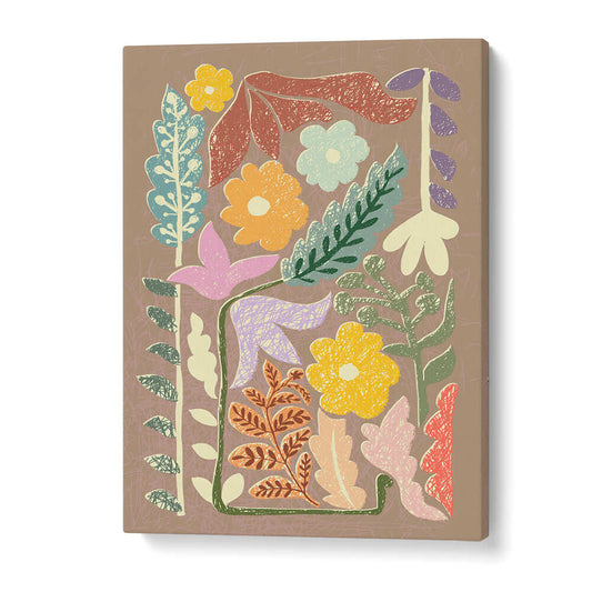 Vibrant EARTHY TONES, FLORAL FLOWER PAINTINGS add a stunning focal point to elevate any living space's decor.