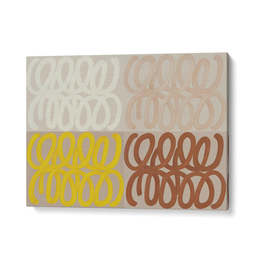 QUADRANTS OF LOOPS , ABSTRACT PAINTINGS