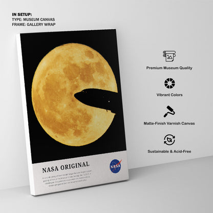 Aircraft and Moon, NASA Art Posters