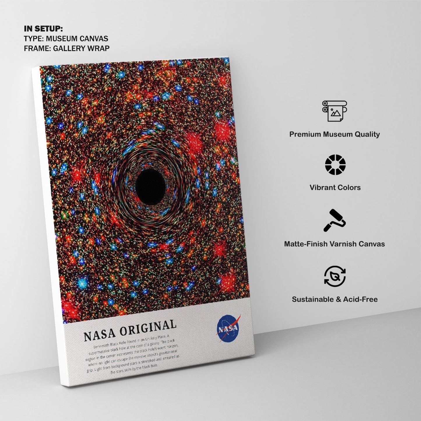 Behemoth Black Hole, NASA Art Posters