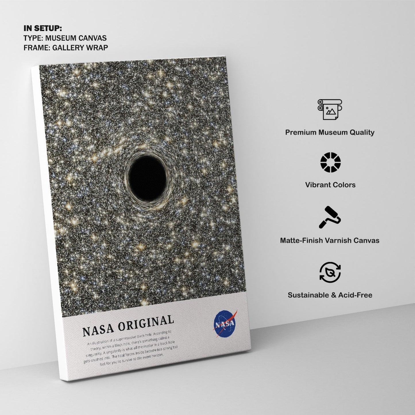 Supermassive Black Hole, NASA Art Posters