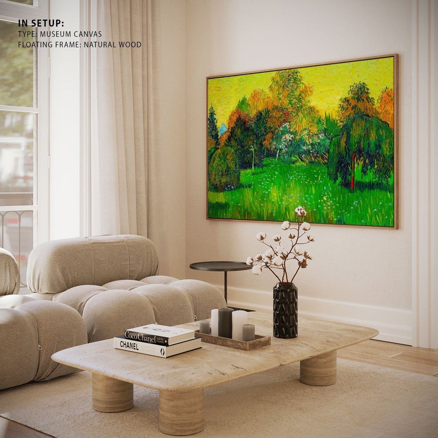 The Poet Garden by Vincent Van Gogh, Big Canvas Paintings