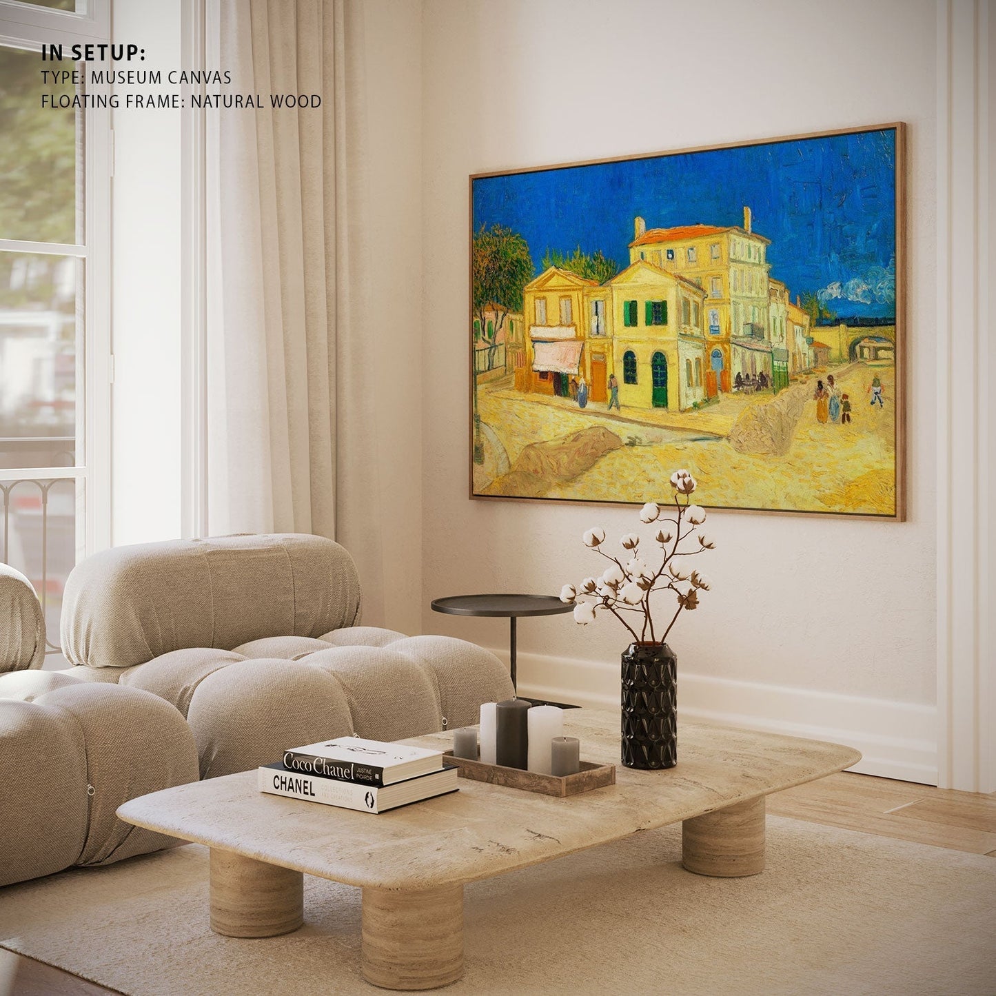 The yellow house by Vincent van Gogh, Big Canvas Paintings