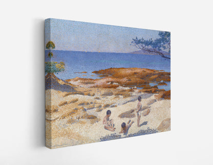 Beach at Cabasson (1891–1892) by Henri Edmond Cross // Wall Art Print