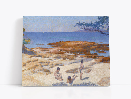 Beach at Cabasson (1891–1892) by Henri Edmond Cross // Wall Art Print