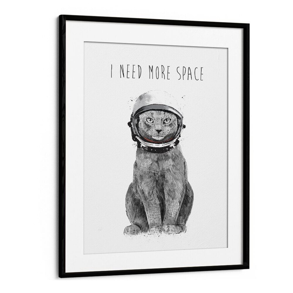 Whimsical cat in an astronaut helmet, featuring 