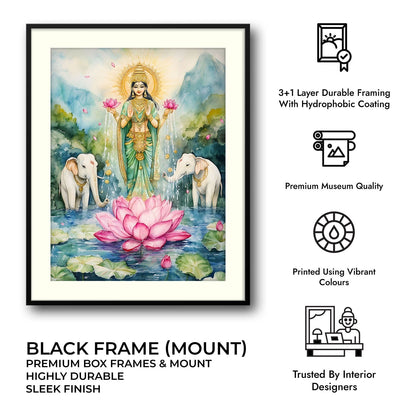 Goddess Gaj Lakshmi - Vastu Painting