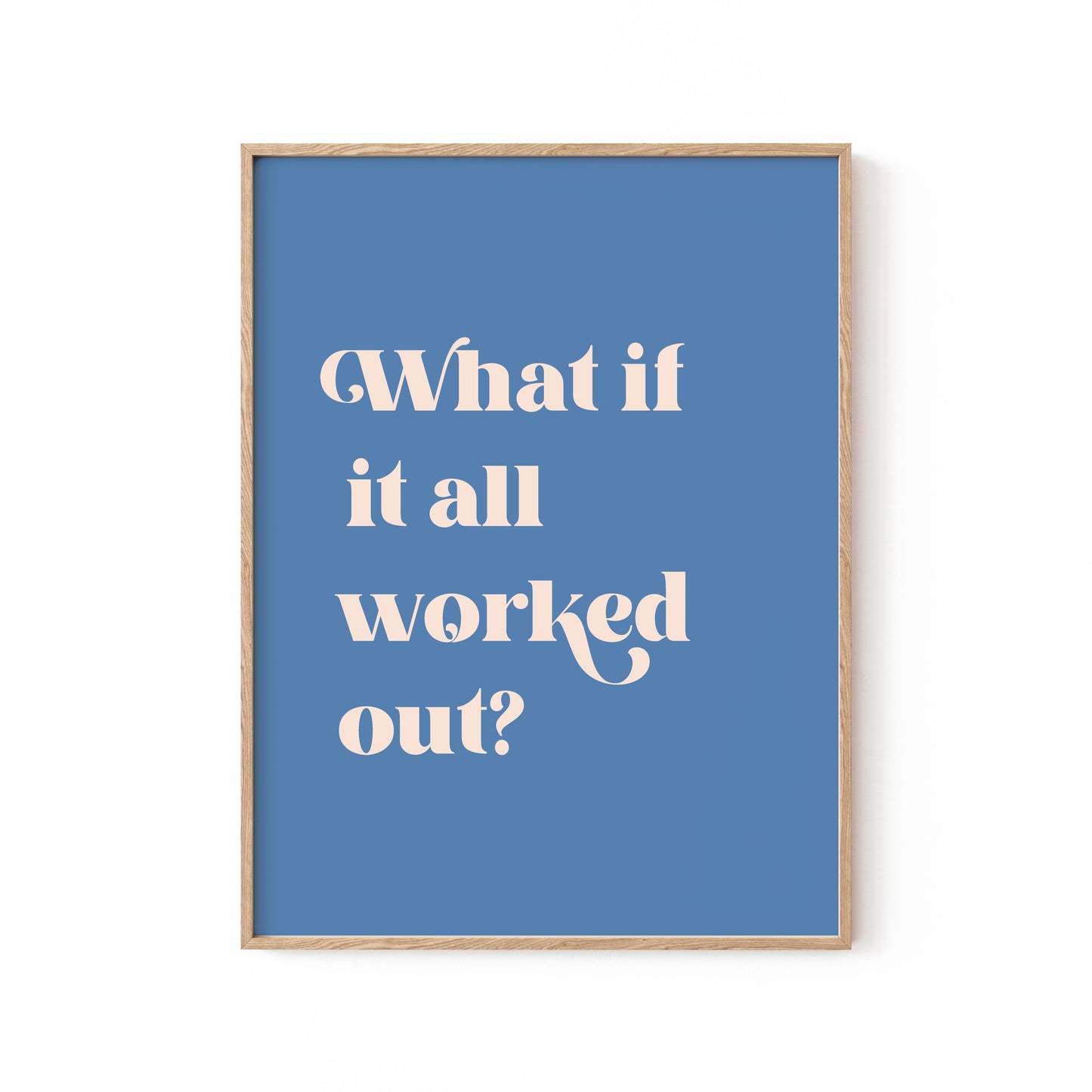 All Worked Out, Motivational Poster