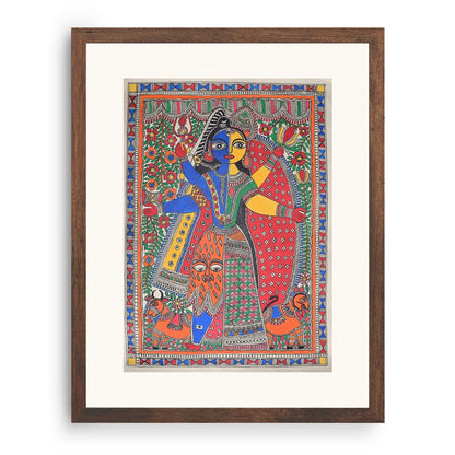 Arth Nareshwar Madhubani Painting, Madhubani Art, Madhubani Painting