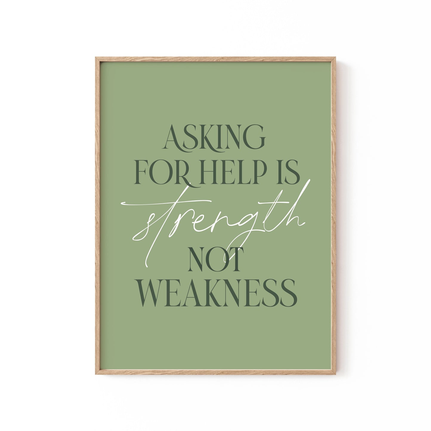 Asking Help, Motivational Poster