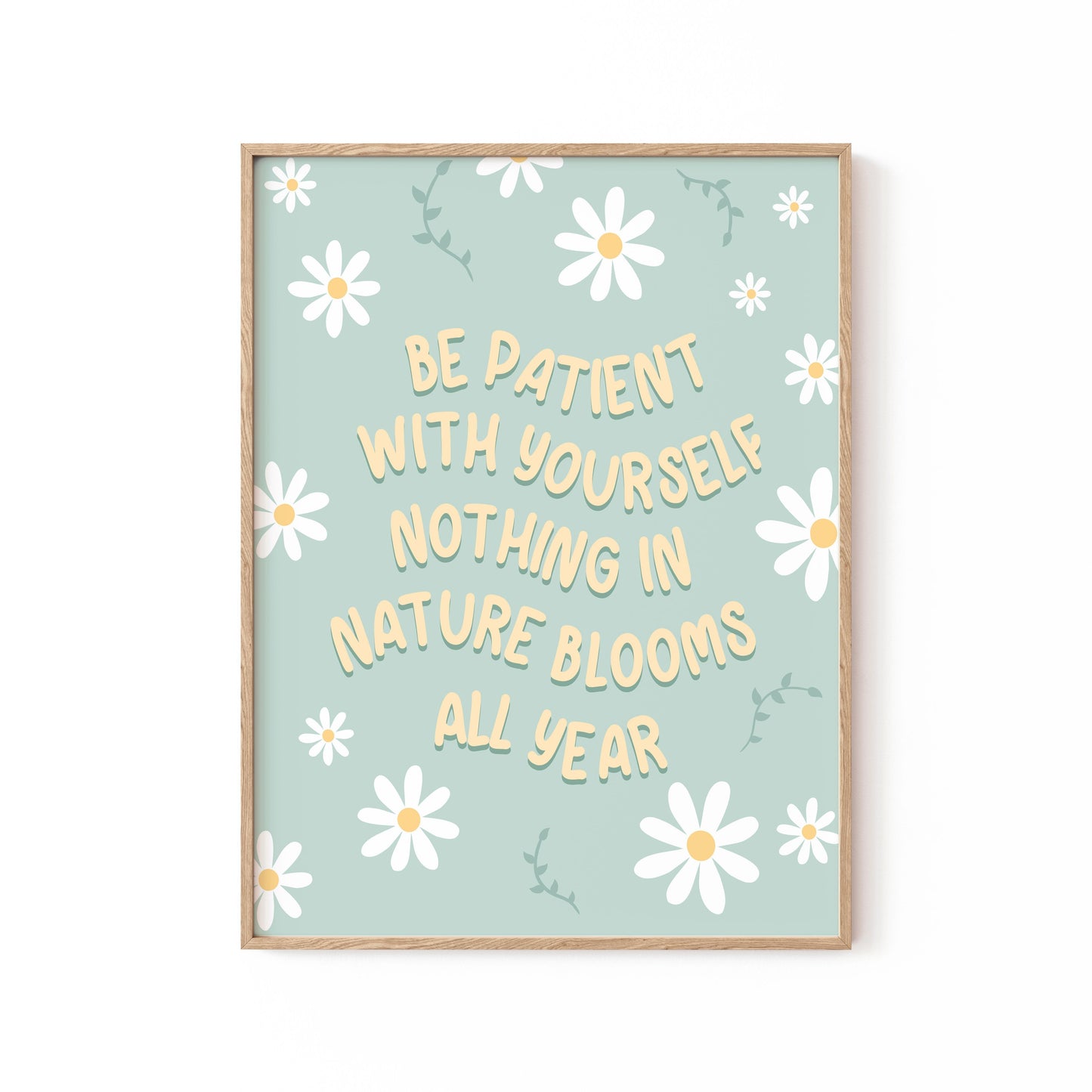 Be Patient, Motivational Poster