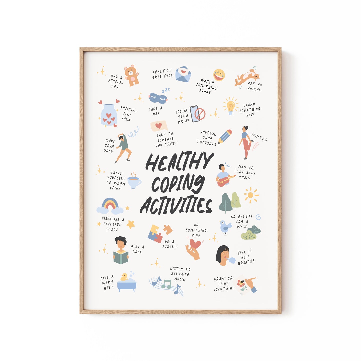 Coping Activities, Motivational Poster