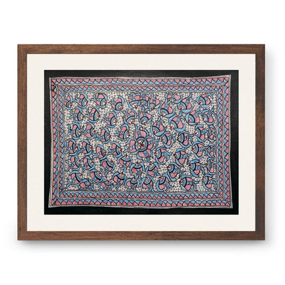 Fish rass madhubani, Madhubani Art, Madhubani Painting