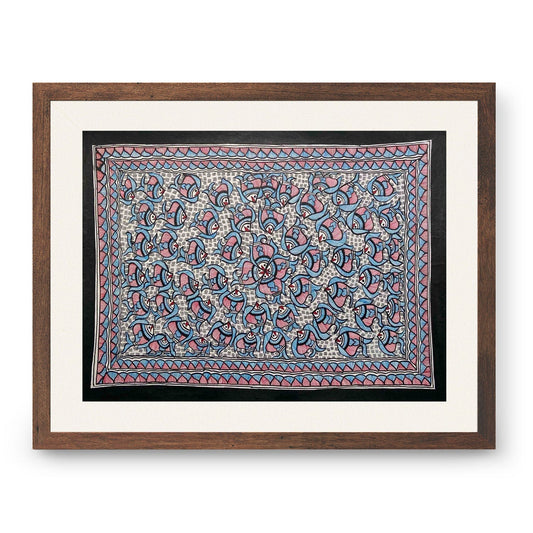 Fish rass madhubani, Madhubani Art, Madhubani Painting