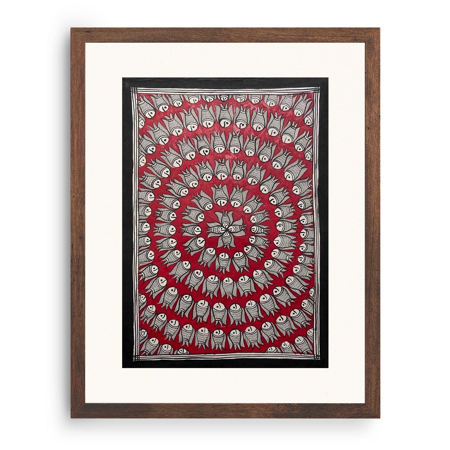 Fish rass, Madhubani Art, Madhubani Painting
