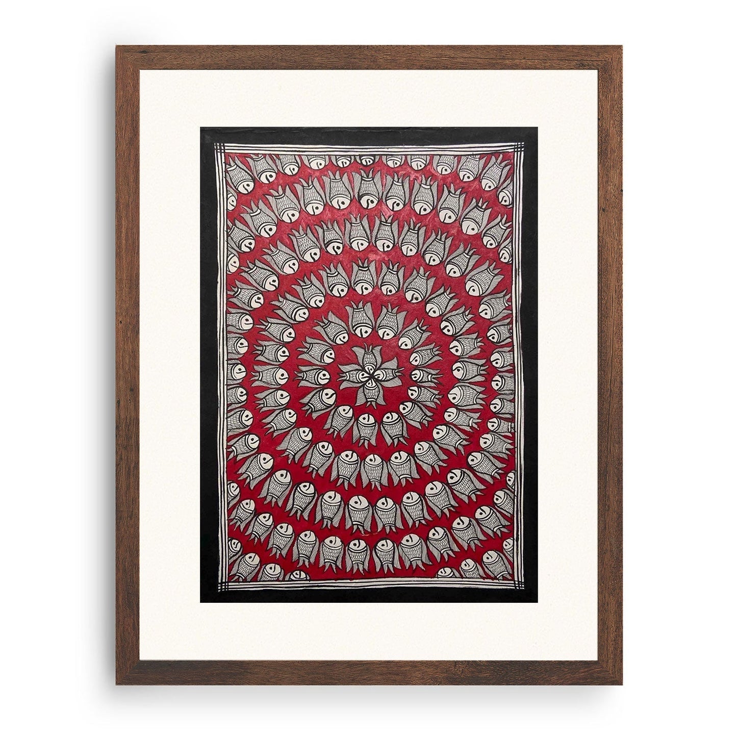 Fish rass, Madhubani Art, Madhubani Painting