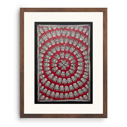 Fish rass, Madhubani Art, Madhubani Painting