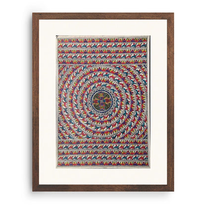 Fish rass, Madhubani Art, Madhubani Painting