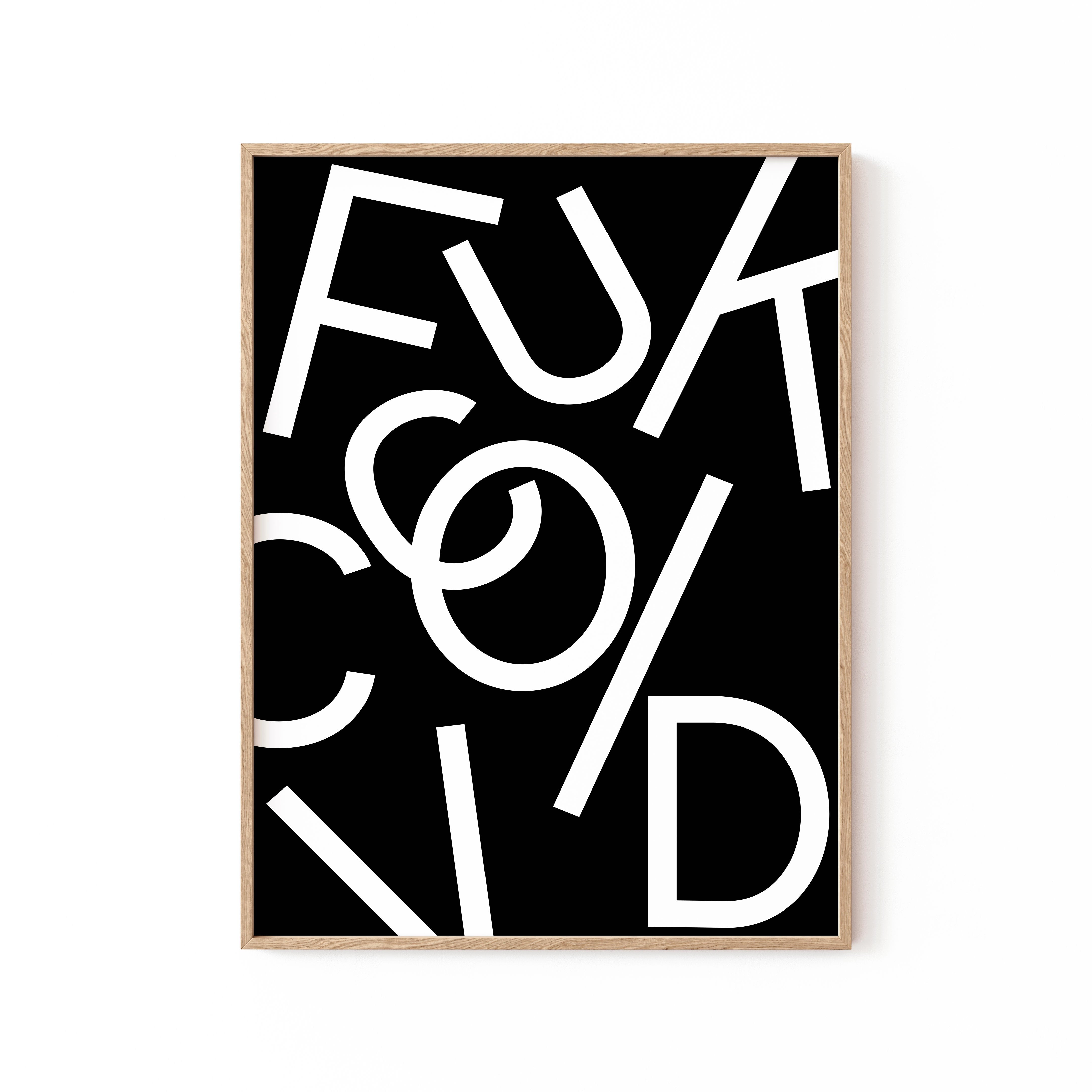Fuck Covid - Black, Motivational Poster