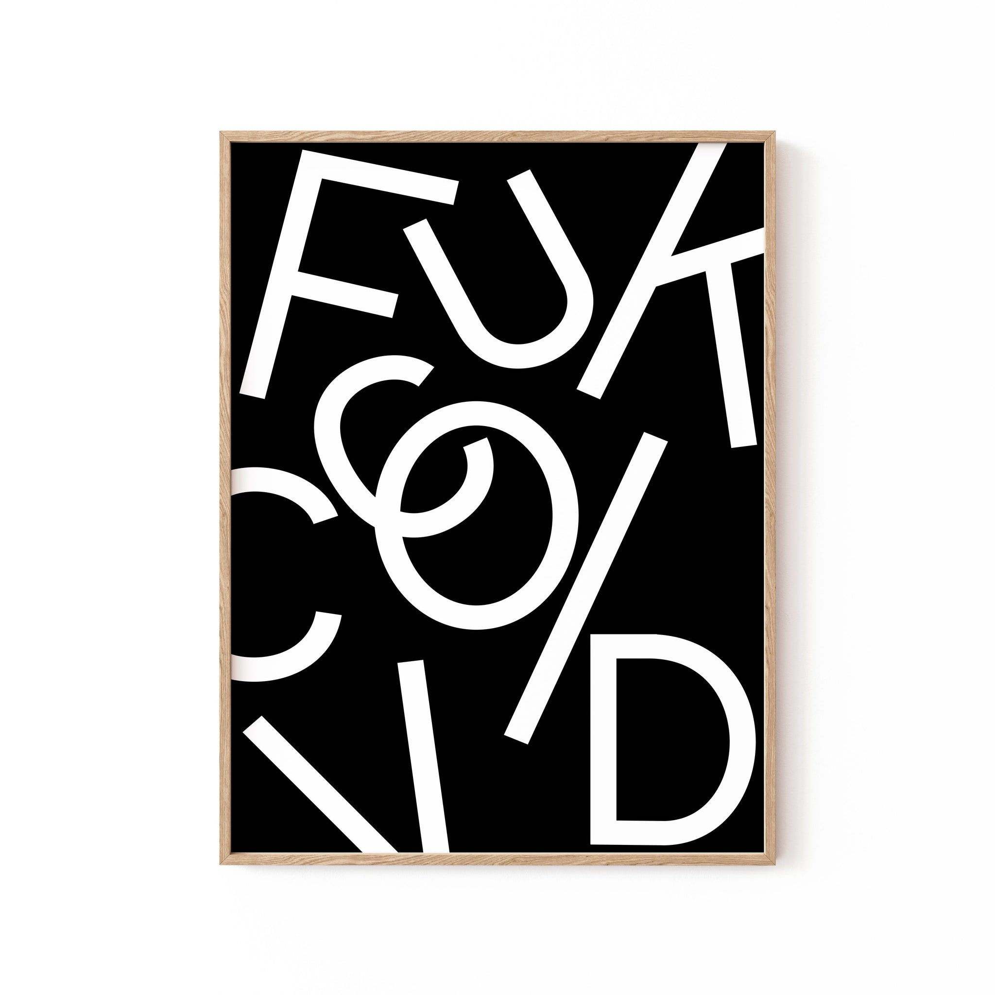 Fuck Covid - Black, Motivational Poster
