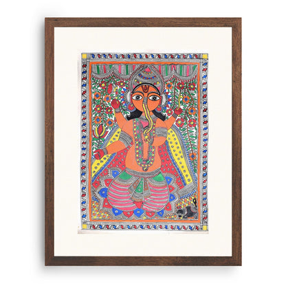 Ganesha Painting Madhubani Painting, Madhubani Art, Madhubani Painting