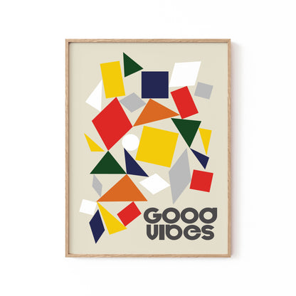 Good Vibes Pieces, Motivational Poster