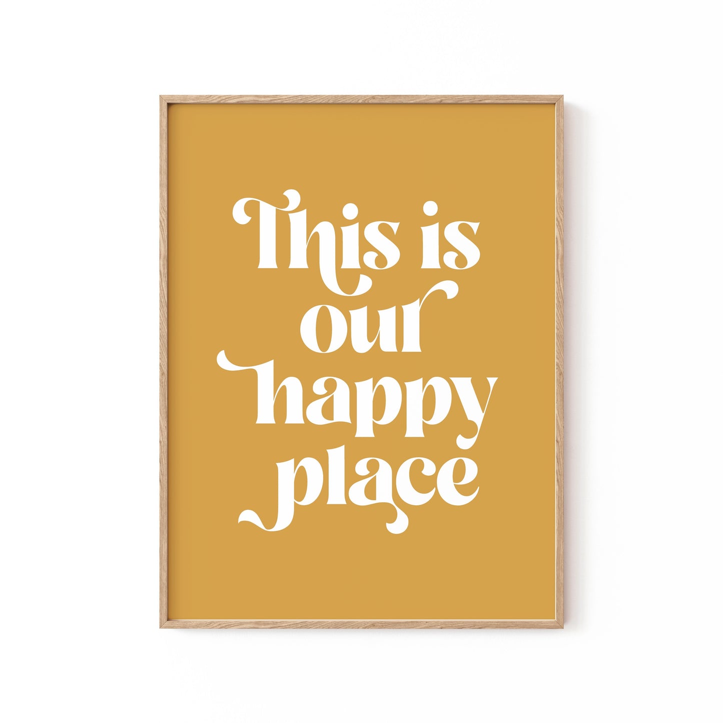 Happy Place No2, Motivational Poster