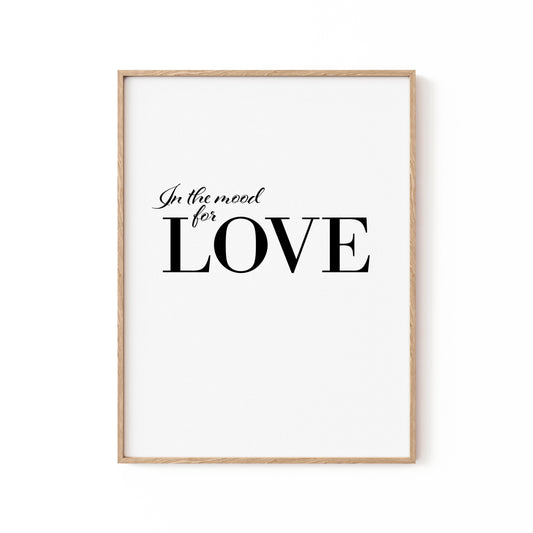 In the mood for love, Motivational Poster