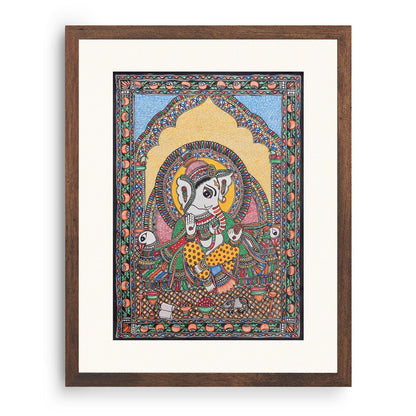 Lord Ganesha Madhubani Painting, Madhubani Art, Madhubani Painting